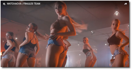 Fraules Girls Team choreo for Watchachacha (31 Dec 2018) What a sexy ass she has.