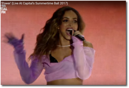 Jade sings Power at the Summertime Ball in London (Wembley) June 10, 2017
